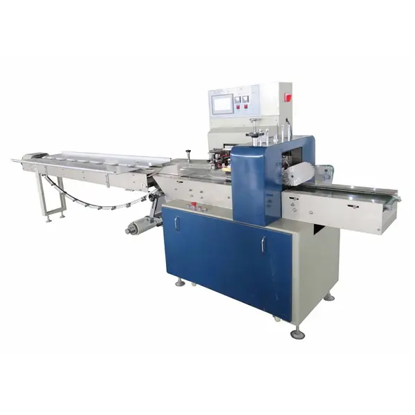 Filmkussenverpakkingsmachine met bodemtoevoer